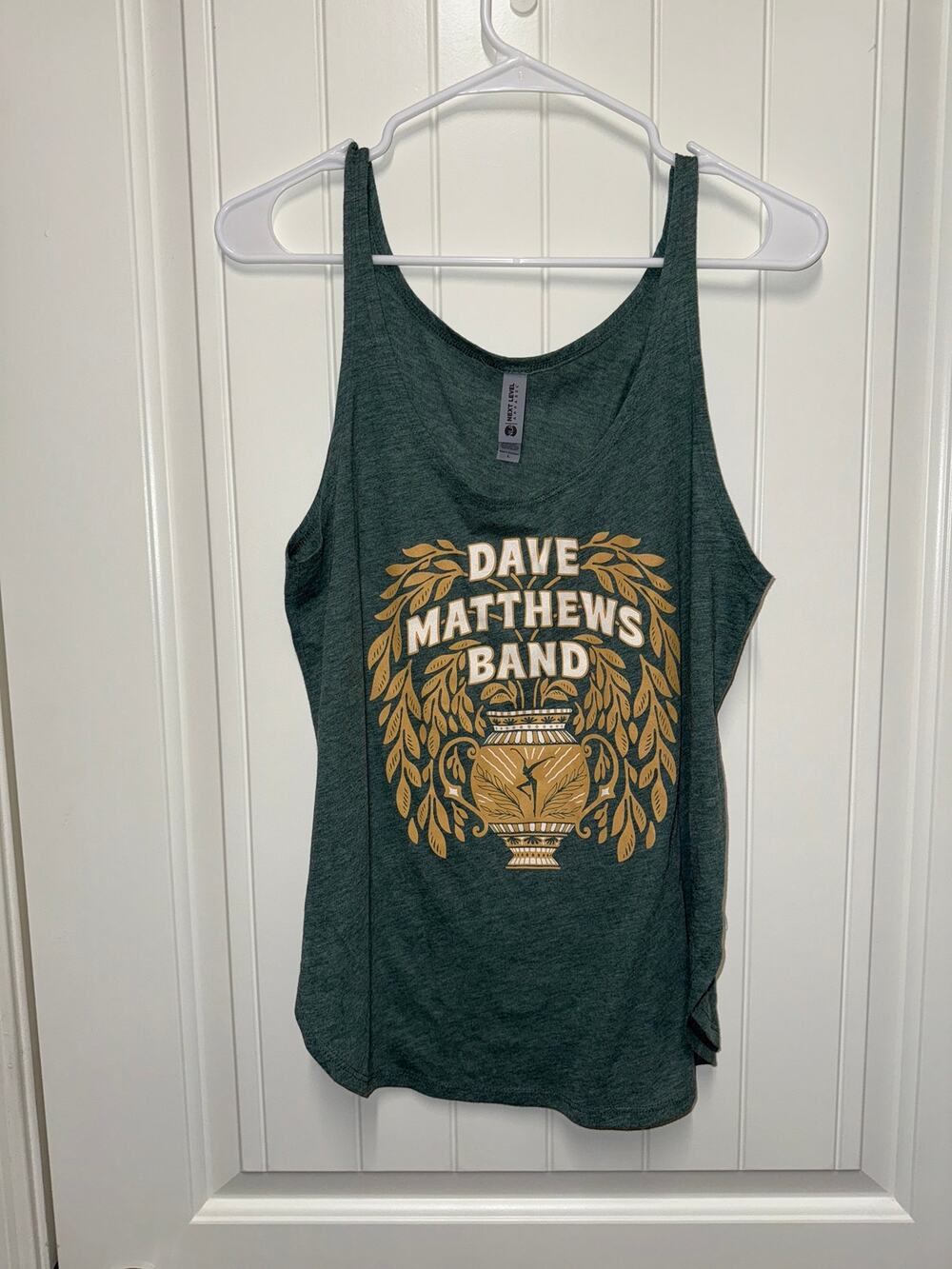 Dave Matthews Band Tank top green  womens Size Large
